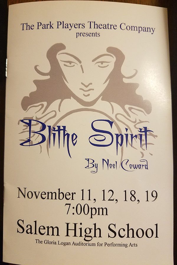 P-CEPs Must See Fall Production: Blithe Spirit