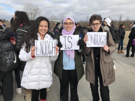 P-CEP Students Participate in National Walkout