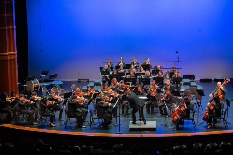 The MPYO Youth Symphony performs at the Cherry Hill Village Theater in December 2019. 
