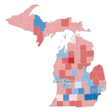 View the results from key Michigan elections