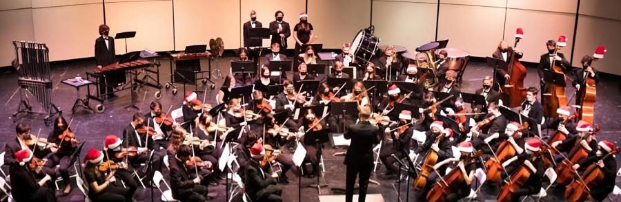 P-CEP Orchestras perform for their winter concert. 