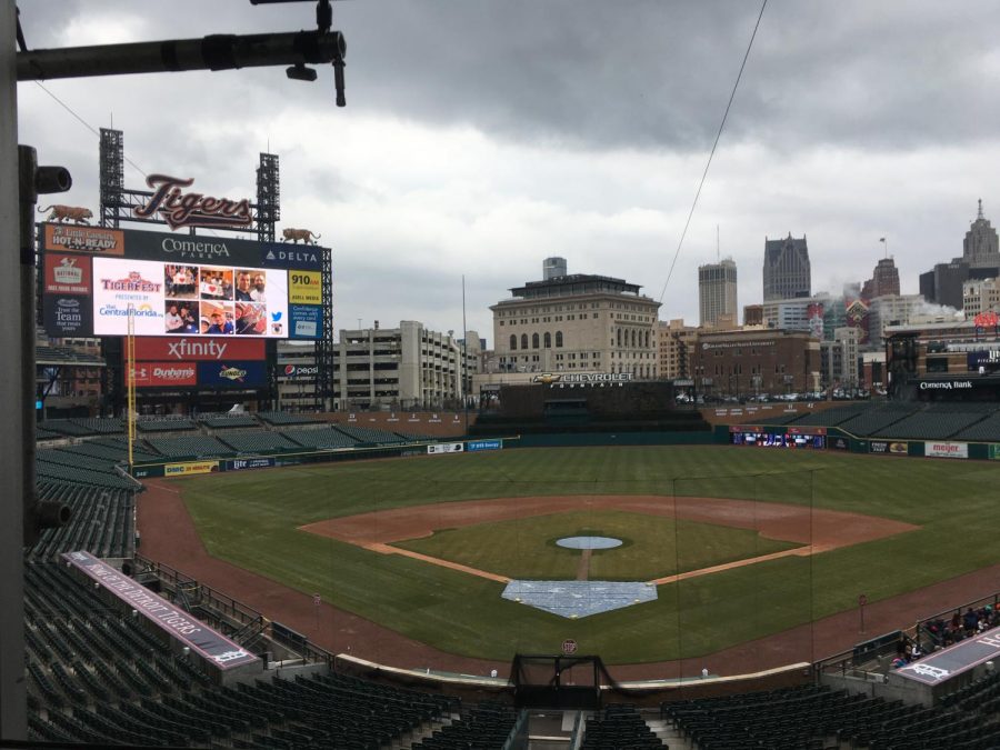 Comerica Park during TigerFest 2018. January 27, 2018.